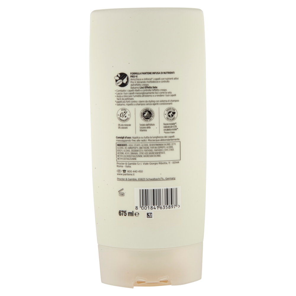 Pantene Balsamo Lisci Effetto Seta 675 ml